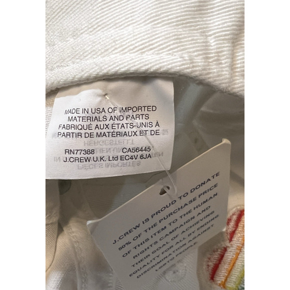 Women's J.Crew X Human Rights Campaign "Love Heart" Caps One Size - Picture 8 of 9